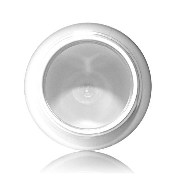 120CC WHITE PET WIDE MOUTH ROUND PLASTIC PACKER - 38-400 NECK-detail image