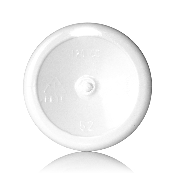 120CC WHITE PET WIDE MOUTH ROUND PLASTIC PACKER - 38-400 NECK-detail image