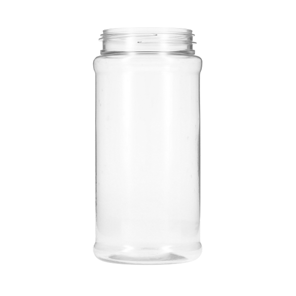 16 oz Clear PET Plastic Spice Jar