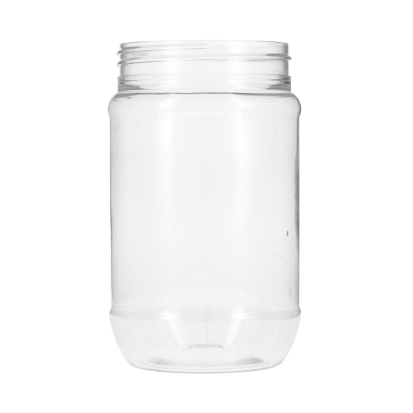 6 oz Clear PET Plastic Straight Sided Jar 70-400 Neck Finish