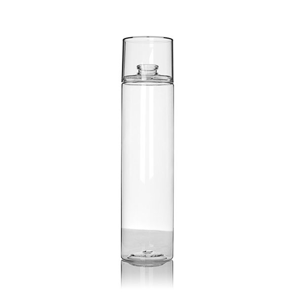 8OZ CLEAR PET MIST BOTTLE ROUND - 20-FERRULE NECK