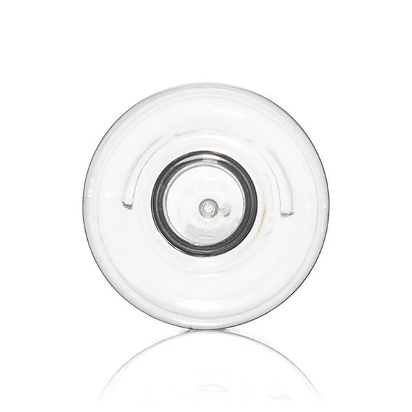  : 8OZ CLEAR PET 35 PERCENT PCR SQUAT BOSTON ROUND - 24-410 NECK-detail image