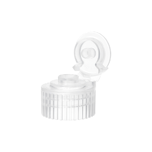  20-410 NATURAL RIB SIDE PP DISPENSING FLUTED CAP