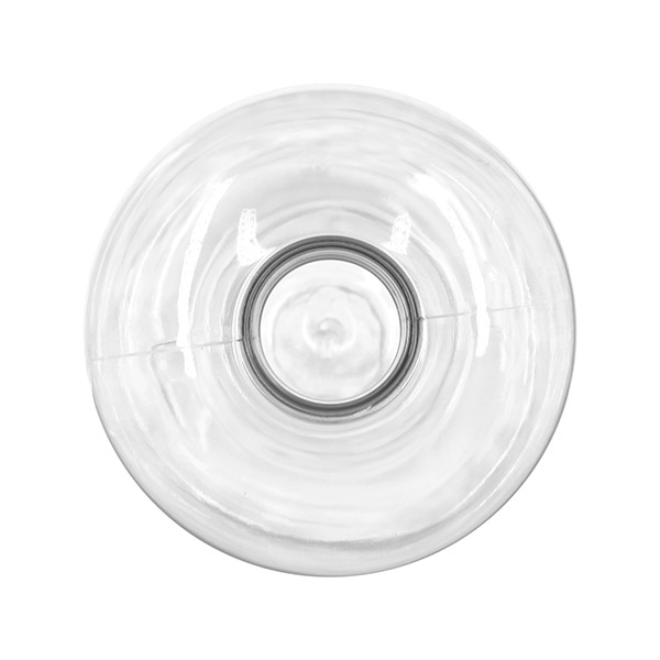 360ML CLEAR PET 25 PERCENT PCR BOSTON ROUND - 24-410 NECK-detail image