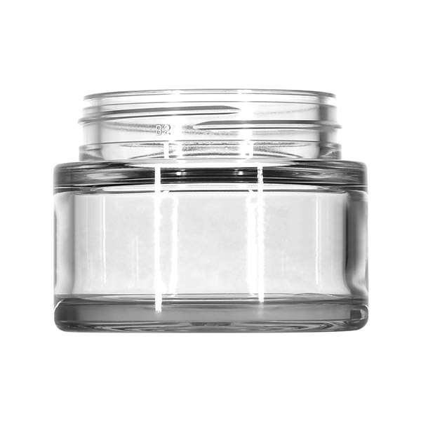 80ML CLEAR PET 30 PERCENT PCR JAR ROUND - 58-400 NECK FINISH