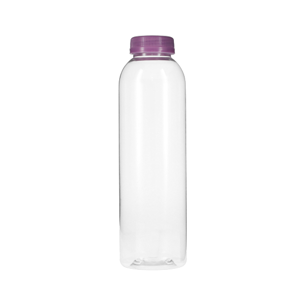 16OZ CLEAR PET WIDE MOUTH BEVERAGE BOTTLE ROUND - 38-385 DBJ NECK-detail image