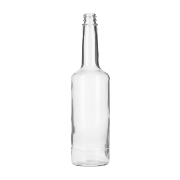 750ML FLINT GLASS MARGARITA MIX GLASS BOTTLE ROUND - 28-350 TAMPER EVIDENT NECK-detail image