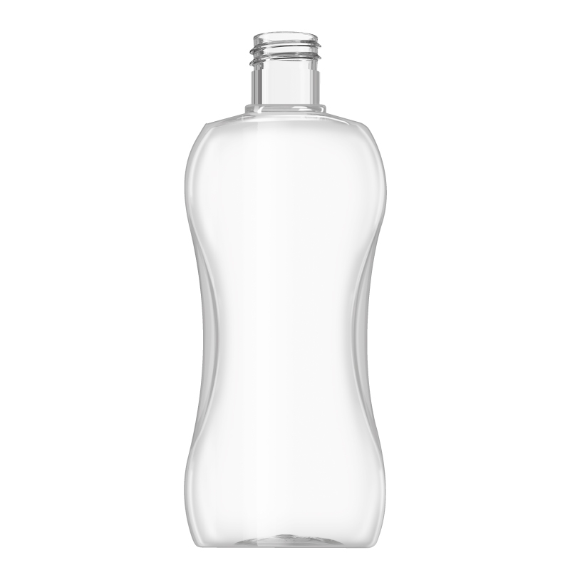 250ML CLEAR PET ULTRA SILUETA BOTTLE OBLONG - 24-415 NECK