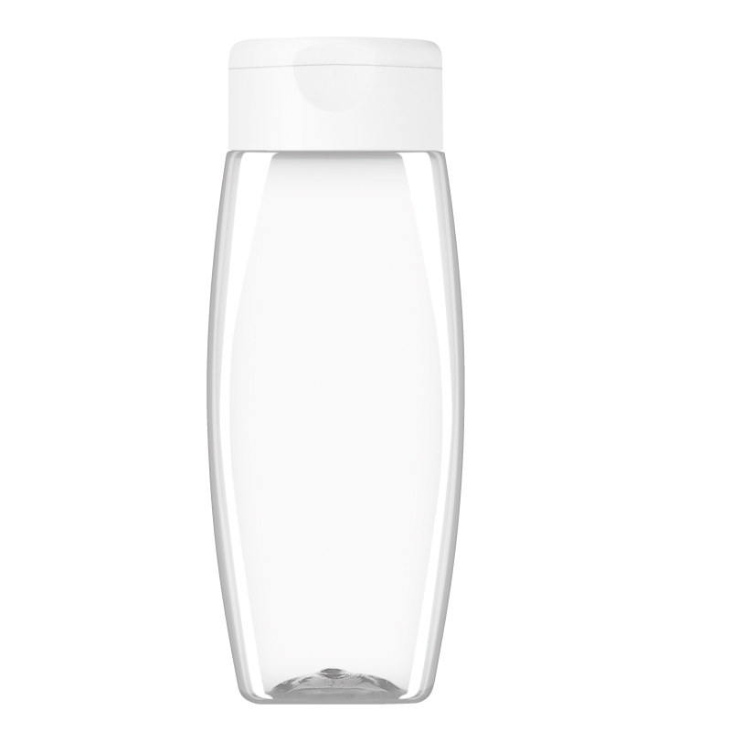 400ML CLEAR EUROPEA BOTTLE OBLONG - 25MM  SNAP NECK