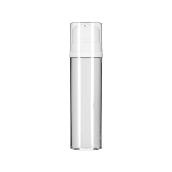 150ML CLEAR STYRENE AIRLESS PACKAGE REFILLABLE PE/PP INNER BOTTLE WITH 1ML OUTPUT