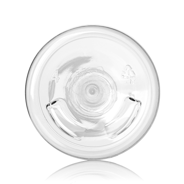 8OZ CLEAR PET SQUAT BOSTON ROUND - 24-410 NECK-detail image