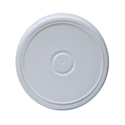 1GALLON WHITE HDPE PAIL WITH HANDLE ROUND-detail image