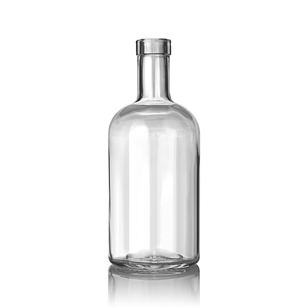 750ml FLINT OREGON BAR TOP ROUND GLASS BOTTLE - 21.5MM NECK