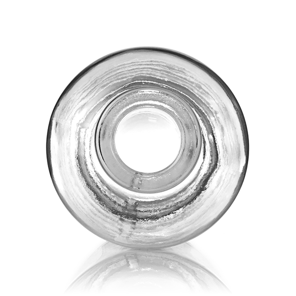 375ML FLINT GLASS NORDIC BAR TOP SPIRITS BOTTLE - 18.5MM NECK-detail image