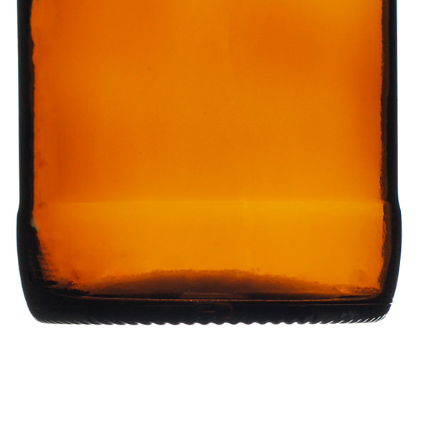 12OZ AMBER LONG NECK ROUND GLASS BOTTLE - 26-611 NECK-detail image