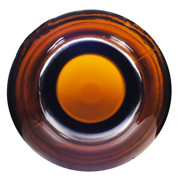 12OZ AMBER LONG NECK ROUND GLASS BOTTLE - 26-611 NECK-detail image