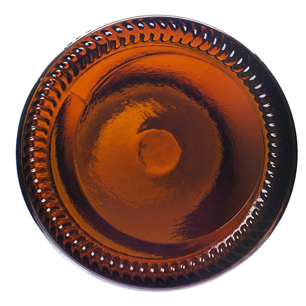 12OZ AMBER LONG NECK ROUND GLASS BOTTLE - 26-611 NECK-detail image