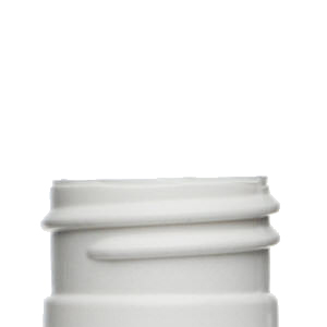 10OZ WHITE ROYALTY ROUND HDPE PLASTIC BOTTLE - 24-415-detail image