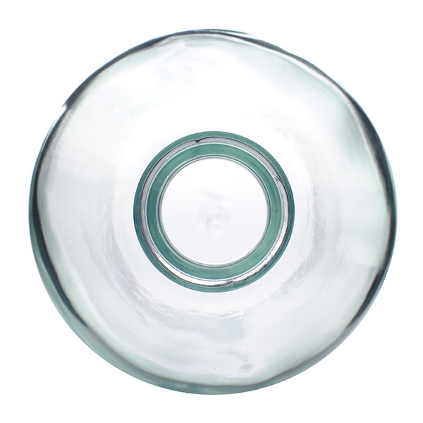 16OZ FLINT BOSTON ROUND GLASS BOTTLE - 28-405 NECK-detail image