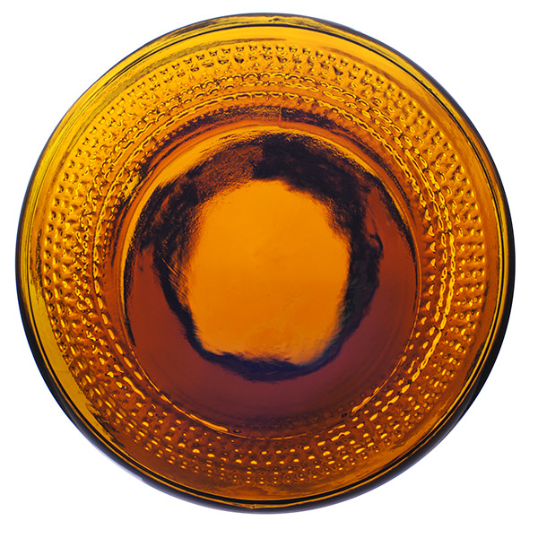 950CC AMBER WIDE MOUTH PACKER ROUND GLASS BOTTLE - 53-405 NECK-detail image