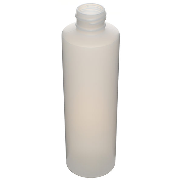 6OZ NATURAL REGULAR CYLINDER HDPE WITH 24-410 NECK FINISH INFO