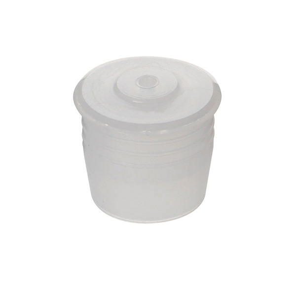 20MM NATURAL LDPE ORIFICE REDUCER FRICTION FIT RIB NON STANDARD - 0.060 ORIFICE