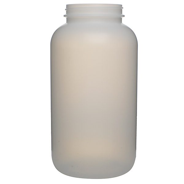 32OZ NATURAL WIDE MOUTH ROUND HDPE WITH 63-400 NECK FINISH-detail image