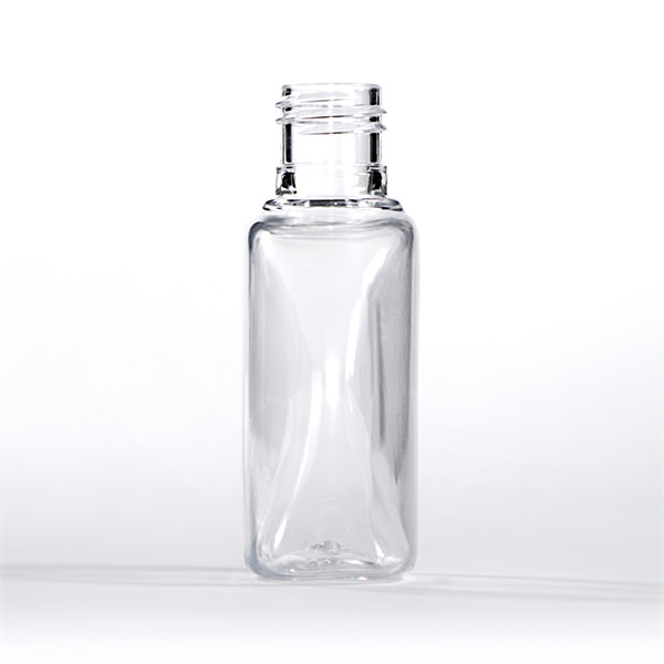 30ML CLEAR ESFERITA PLANA OBLONG PET PLASTIC BOTTLE - 15-415 NECK-detail image