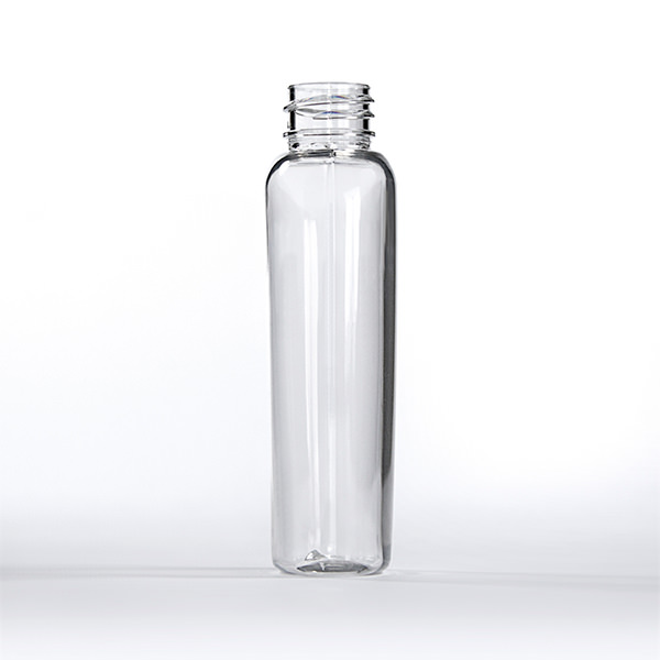 60ML CLEAR OVAL PET PLASTIC BOTTLE - 20-410 NECK-detail image