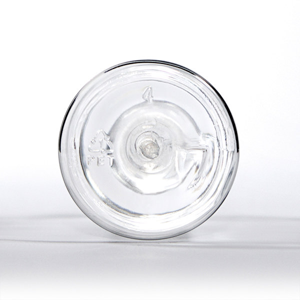 120ML CLEAR LISA ROUND PET PLASTIC BOTTLE - 20-410 NECK-detail image