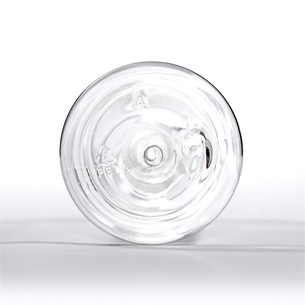 250ML CLEAR TUBO BODY 250ML ROUND PET PLASTIC BOTTLE - 24-410 NECK-detail image