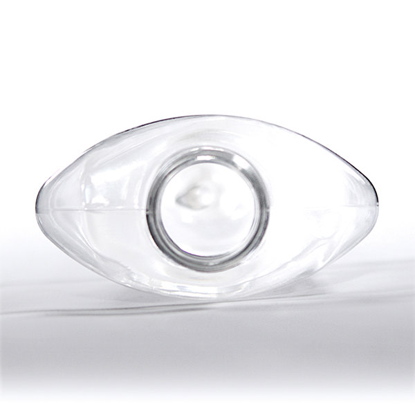 250ML CLEAR BALEA OVAL PET PLASTIC BOTTLE - 24-415 NECK-detail image