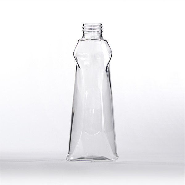 250ML CLEARGATILLERA OBLONG PET PLASTIC BOTTLE - 24-410 NECK-detail image