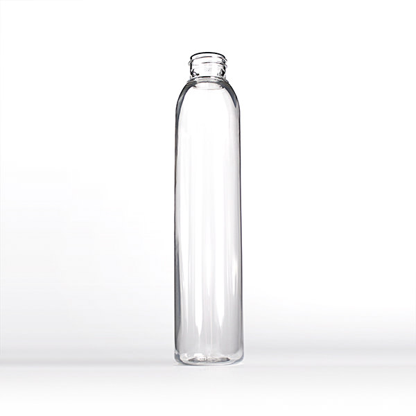 400ML CLEAR OVAL PET PLASTIC BOTTLE - 28-410 NECK-detail image