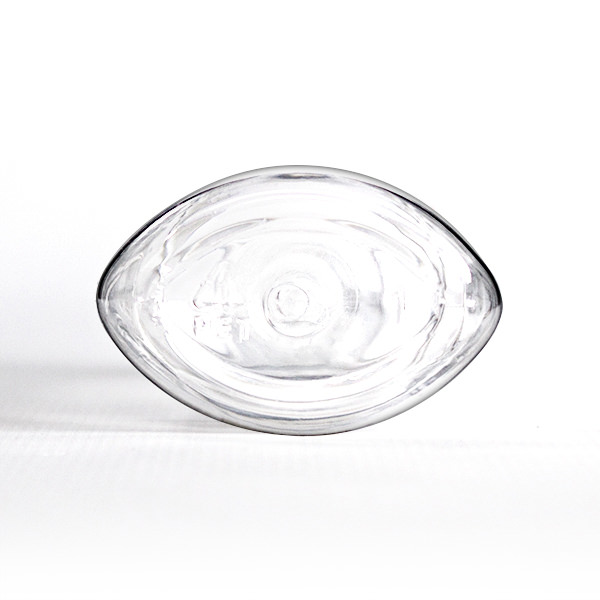 50ML CLEAR SILUETA OVAL PET PLASTIC BOTTLE - 20-410 NECK-detail image