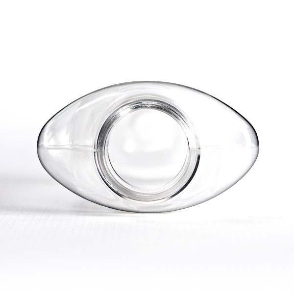 60ML CLEAR BALEA OVAL PET PLASTIC BOTTLE - 20-410 NECK-detail image