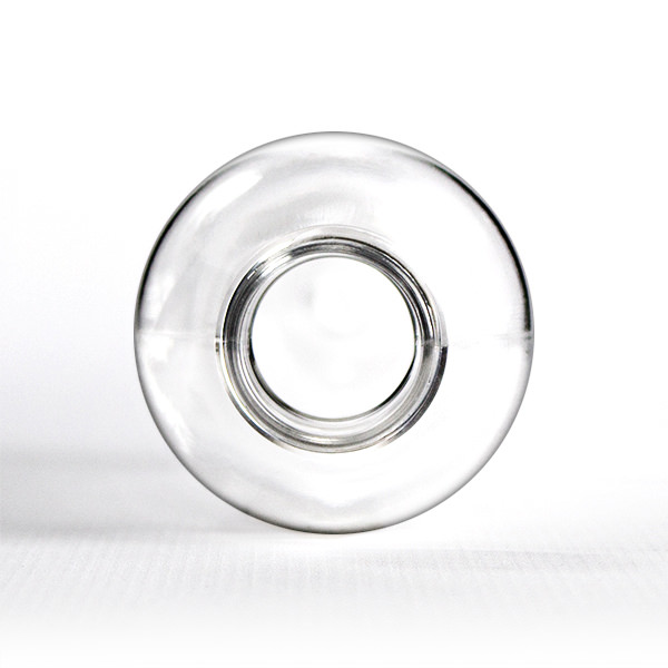 90ML CLEAR SONATA ROUND PET PLASTIC BOTTLE - 20-410 NECK-detail image