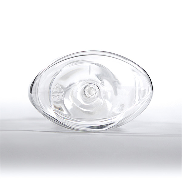 250ML CLEAR SILUETA OVAL PET PLASTIC BOTTLE - 24-415 NECK-detail image