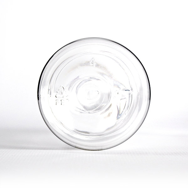 240ML CLEAR LISA ARTLUX ROUND PET PLASTIC BOTTLE - 24-410 NECK-detail image