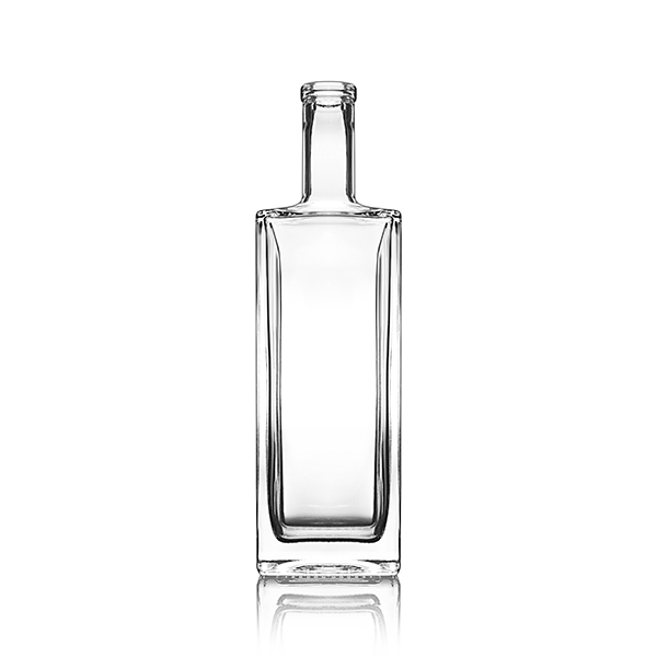 750ML FLINT GLASS LIBERTY SPIRITS BAR TOP RECTANGULAR ...