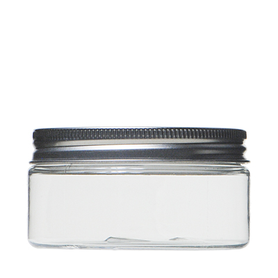 8OZ WHITE WIDE MOUTH JAR ROUND PET WITH 89-400 NECK FINISH-detail image