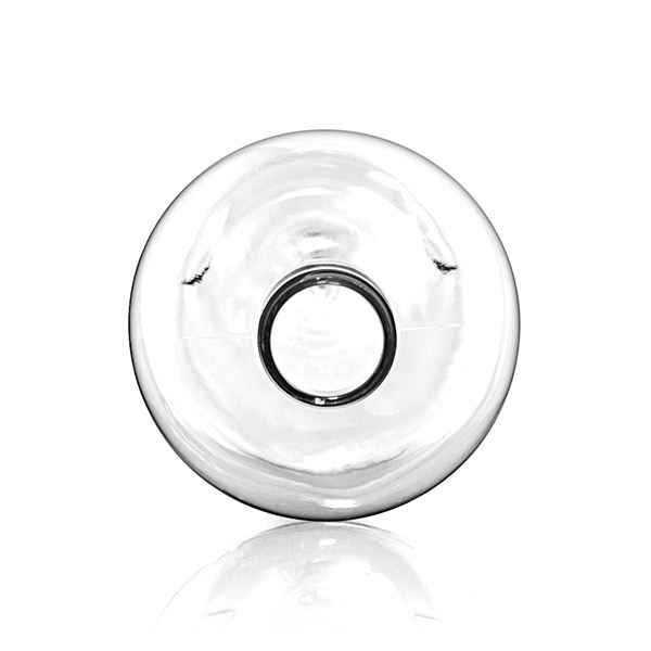 24OZ CLEAR PET SQUAT BOSTON ROUND - 28-410 NECK-detail image