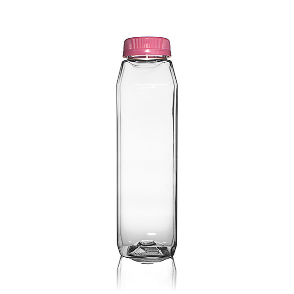 12OZ CLEAR WIDE MOUTH BEVERAGE SQUARE PLASTIC - 38-385 NECK-detail image