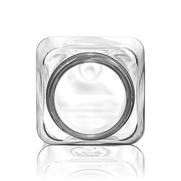 12OZ CLEAR WIDE MOUTH BEVERAGE SQUARE PLASTIC - 38-385 NECK-detail image