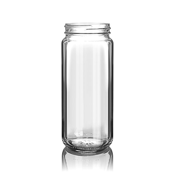 12OZ FLINT PARAGON GLASS JAR - 58-400 NECK