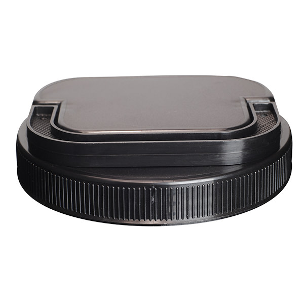 109MM BLACK RIB SIDE HONEY CAP PP WITH PE FOAM LINER-detail image