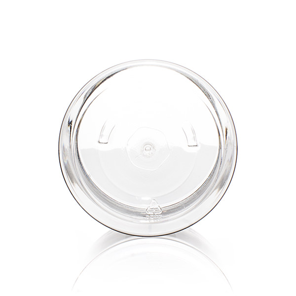 300ML CLEAR COSMETIC ROUND PET PLASTIC JAR - 89MM-detail image