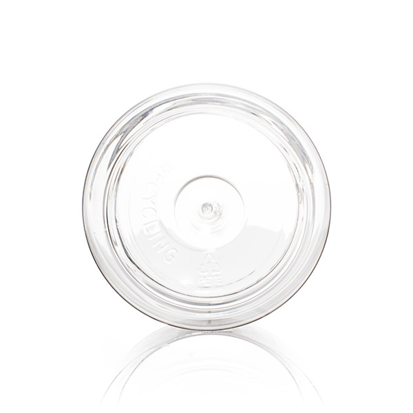 300ML CLEAR WIDE MOUTH ROUND PET PLASTIC JAR - 87.5MM-detail image