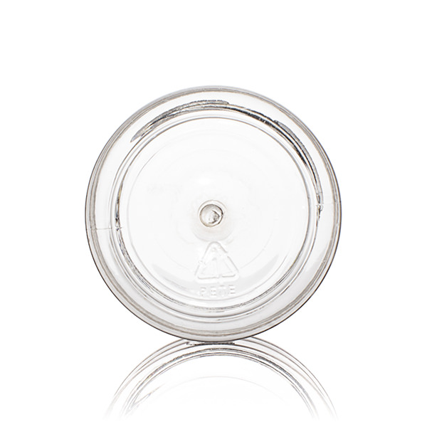 150ML CLEAR WIDE MOUTH PEANUT ROUND PET PLASTIC JAR - 61.5MM-detail image