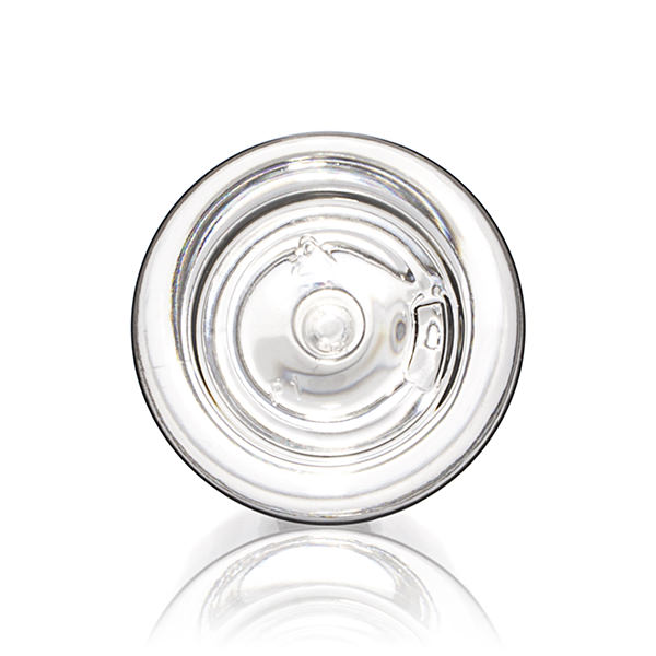 180ML CLEAR PET BOSTON ROUND  WITH 24-410 NECK-detail image